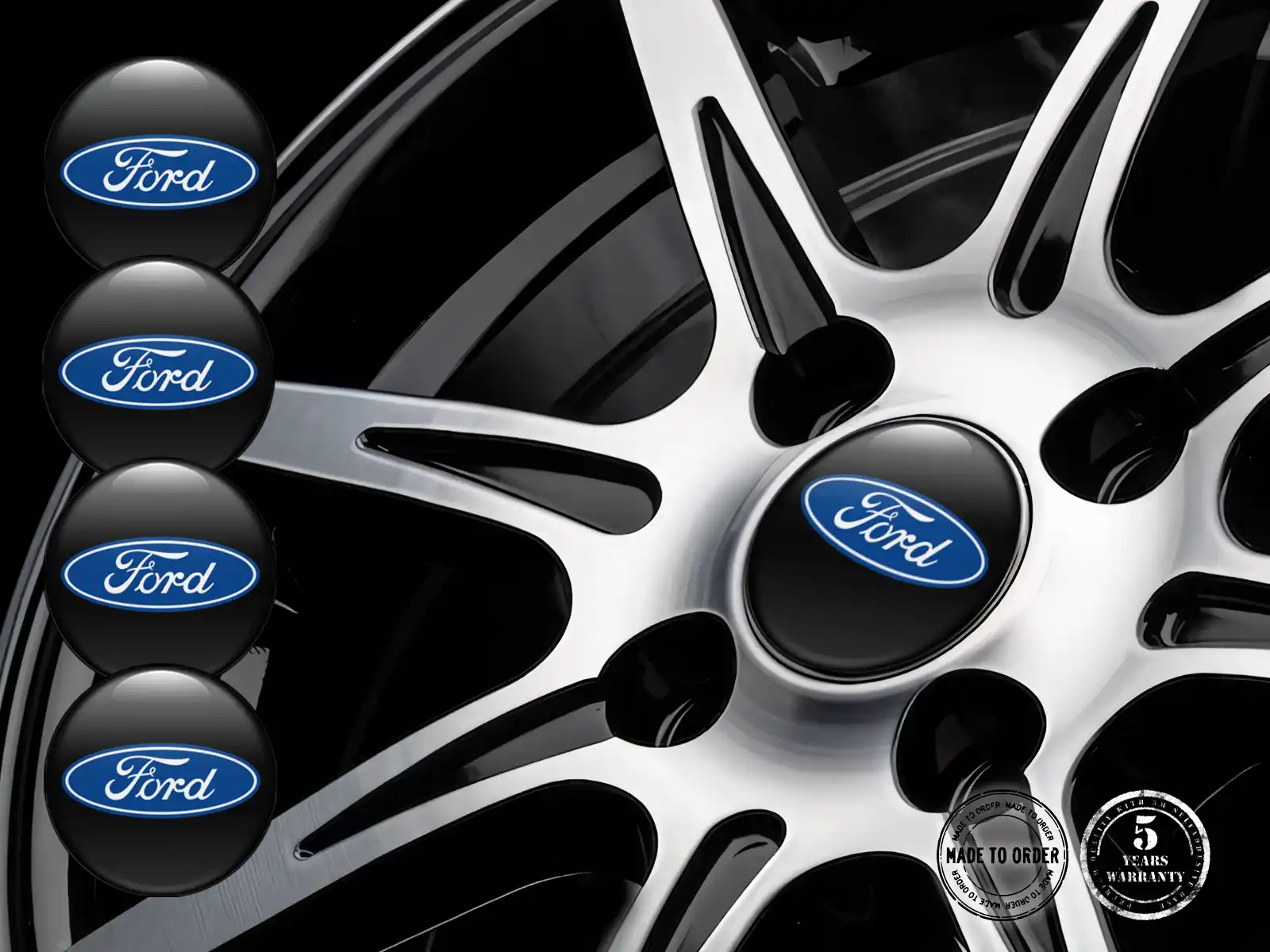 Ford Dome Sticker Ausgabe Hochwertige Auto-Labels